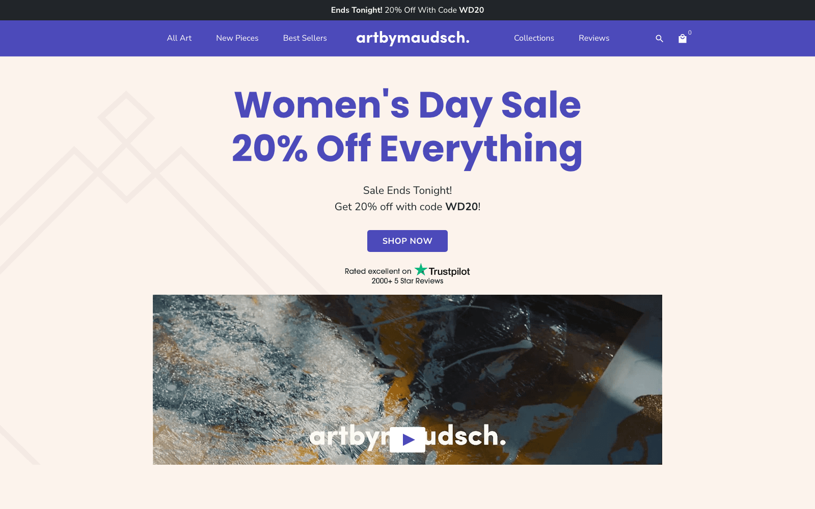 Art by Maudsch website screenshot