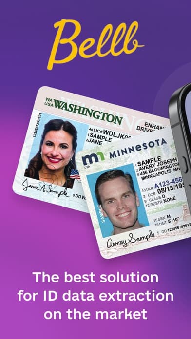 Bellb ID iOS App live product interface