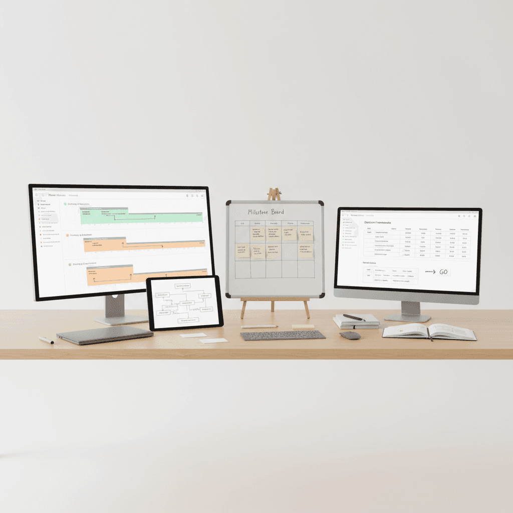 Founder advisory and technical planning visual