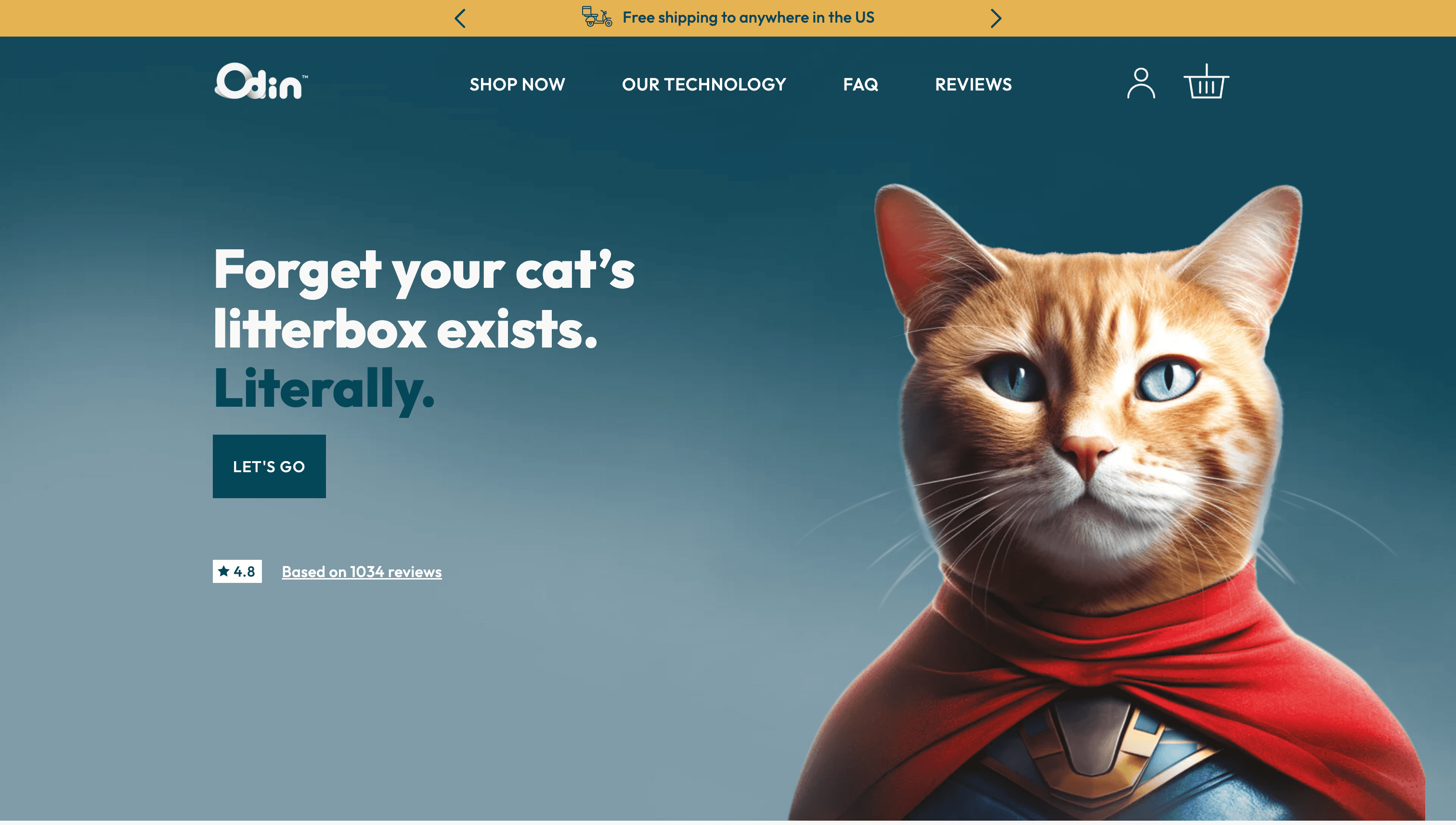 Odin Cats client website