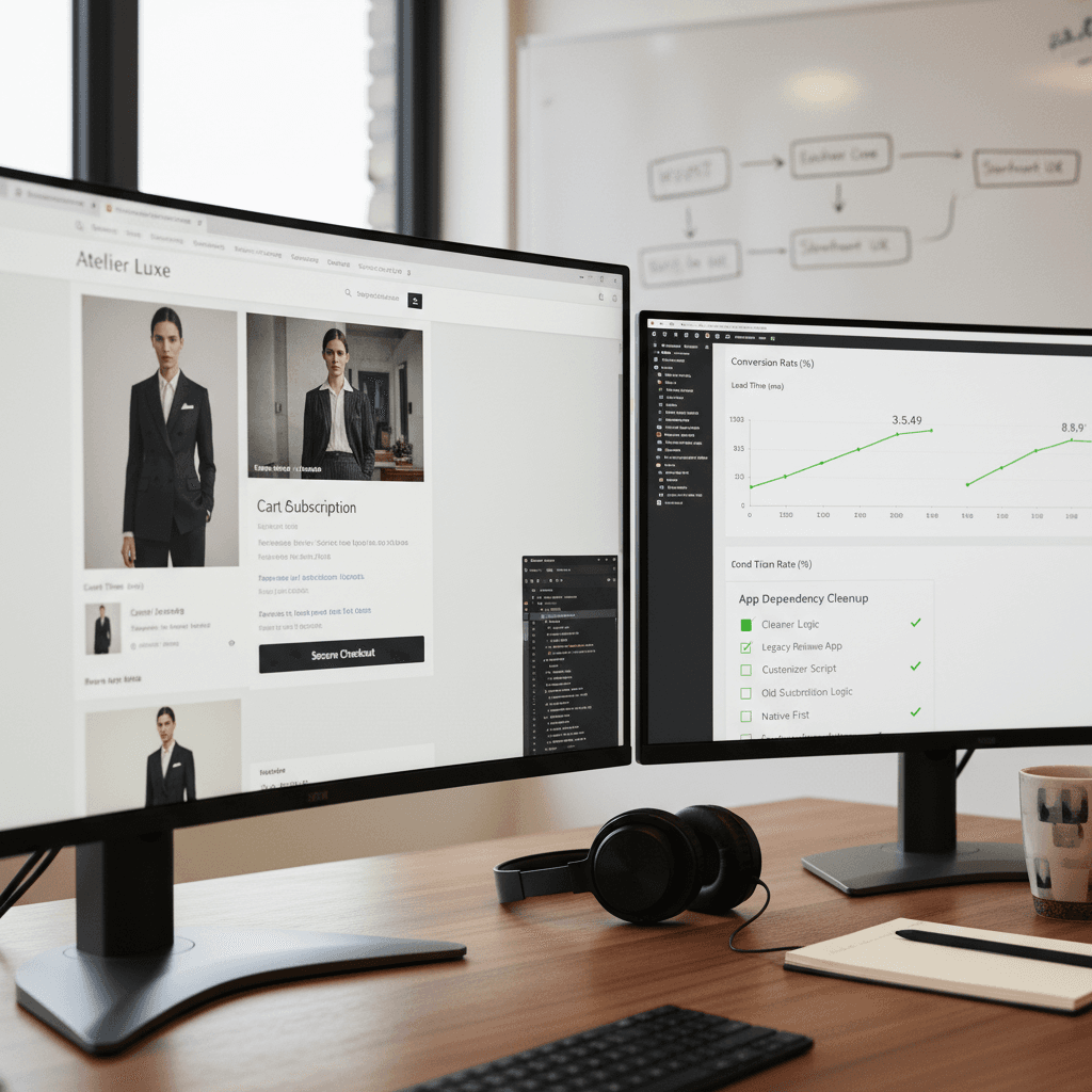 Global skincare Shopify rebuild case hero