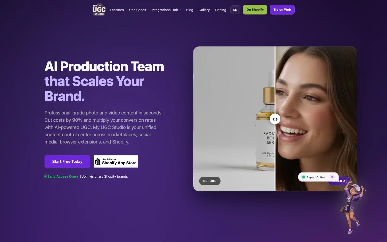 My UGC Studio live product visual