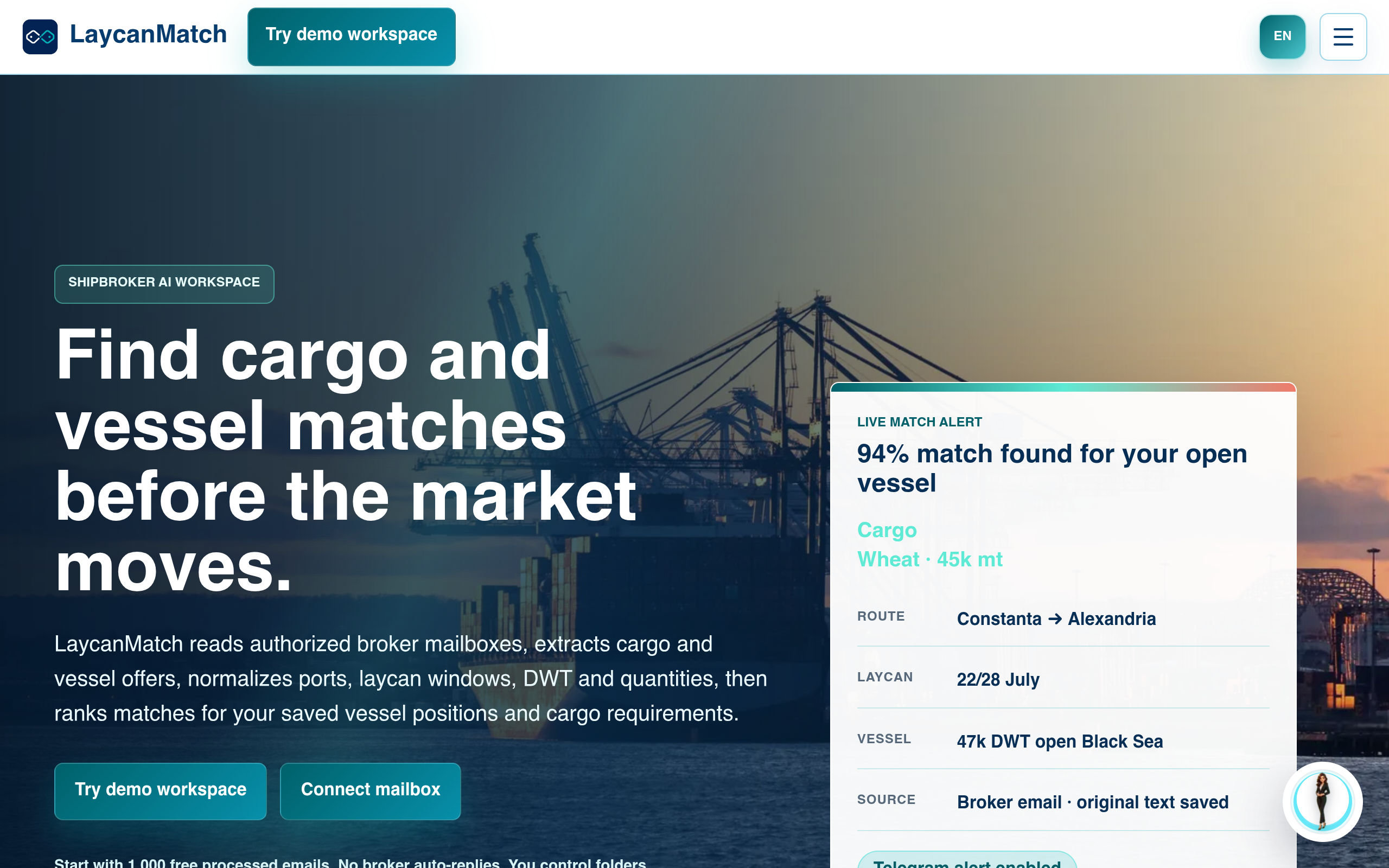 LaycanMatch logo or product screenshot