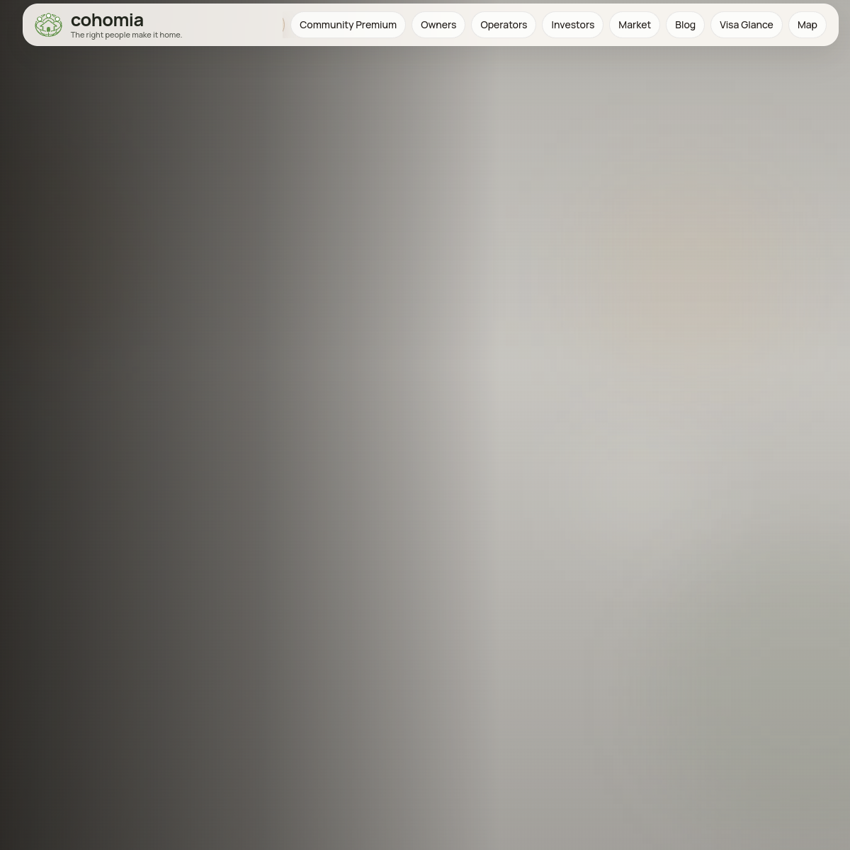 Cohomia | Cohomes for Digital Nomads and Globally Mobile People
